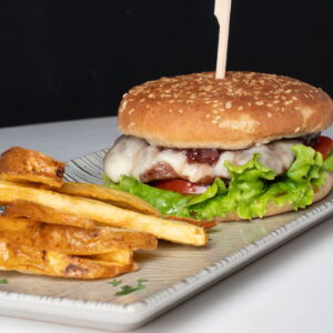 Hamburguesa Manhu con Patatas 3