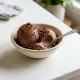 Helado de chocolate