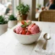 Helado de fresa